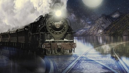 Поезд призрак локомотив