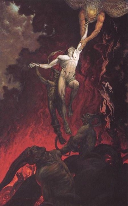 Данте и вергилий в аду картина