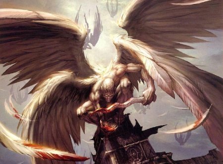 Шестикрылый демон серафим