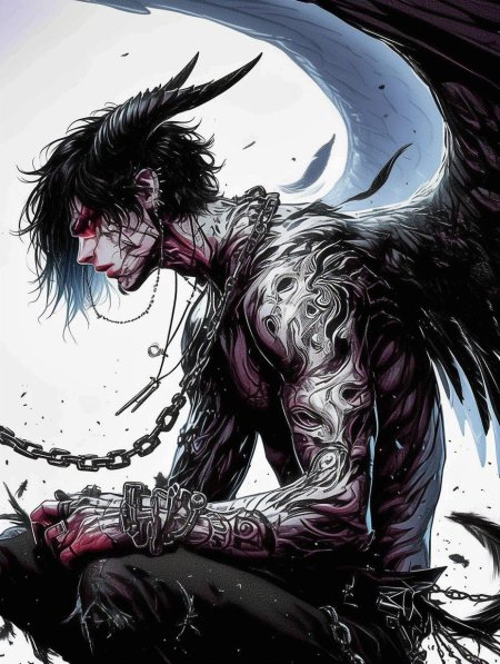 Парень демон