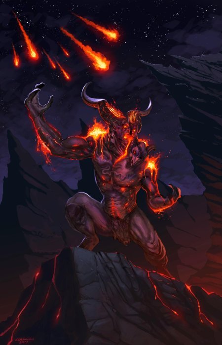 Демон арт днд