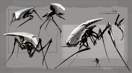 Арахнид боевой робот