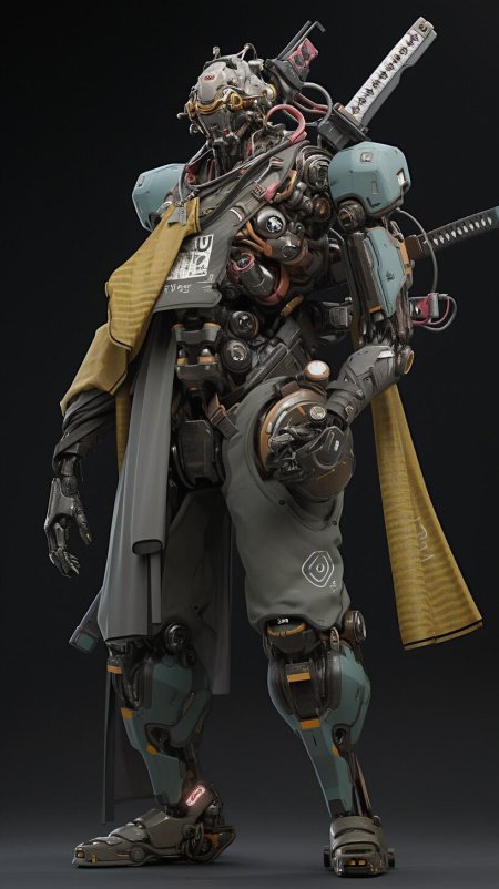 Киберпанк робот