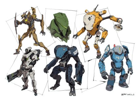 Персонажи роботы