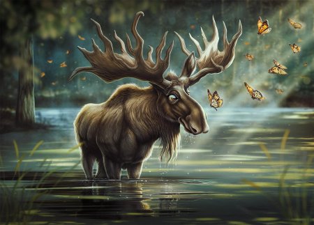 Лось животное