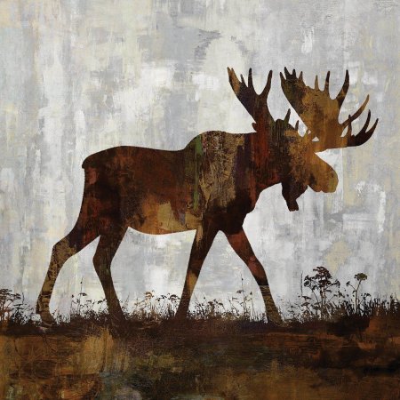 Постер лось