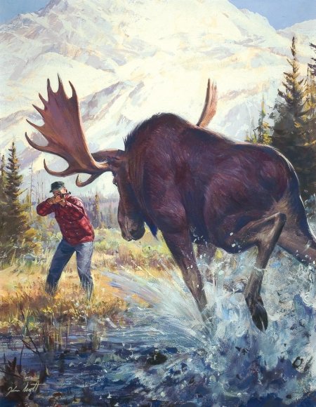 Карл рунгиус бычий лось