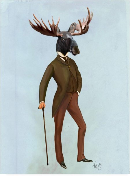 Человек лось