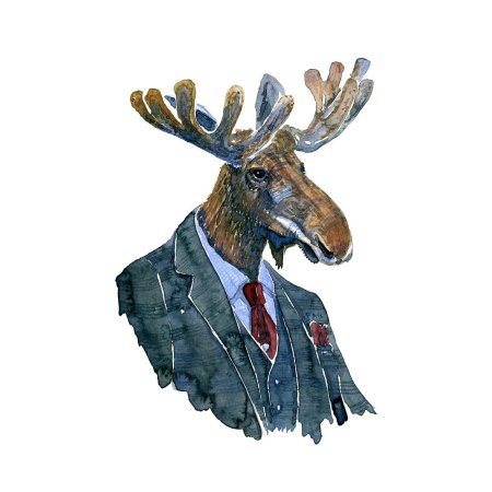 Лось смешной