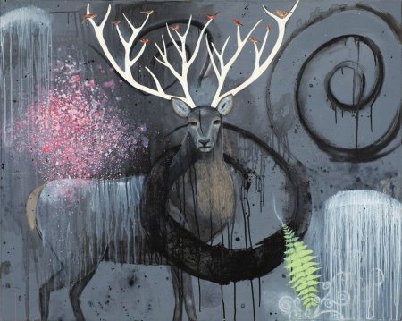 Олени арт