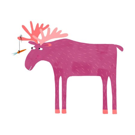 Лось мультик