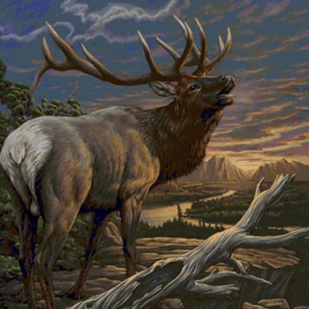 Олень картина