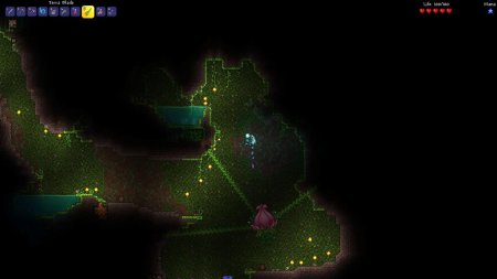 Плантера на карте террария