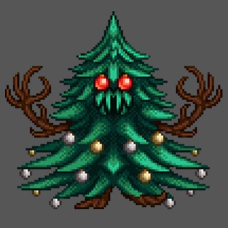 Босс елка в террарии