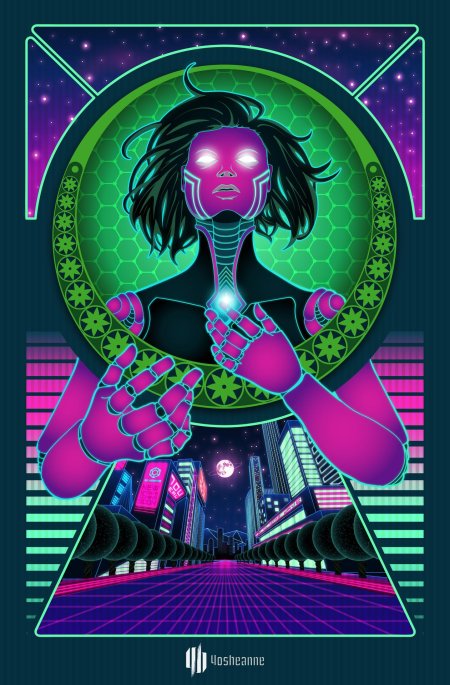 Киберпанк иллюстрации xsullo