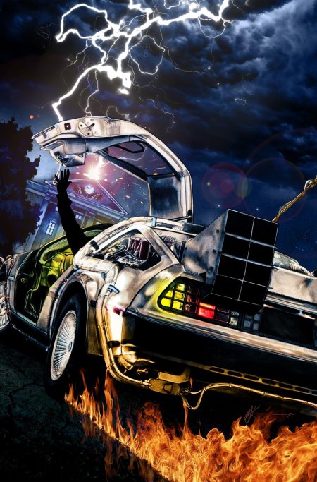 Delorean dmc 12 назад в будущее