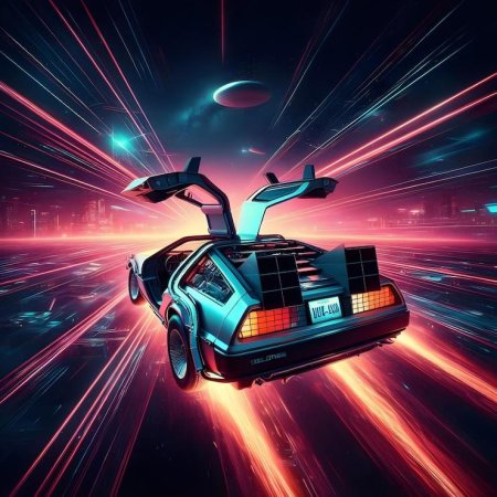 Back to the future delorean