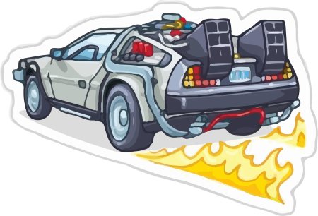 Делориан назад в будущее