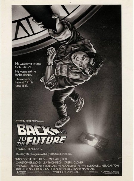 Постер фильма назад в будущее