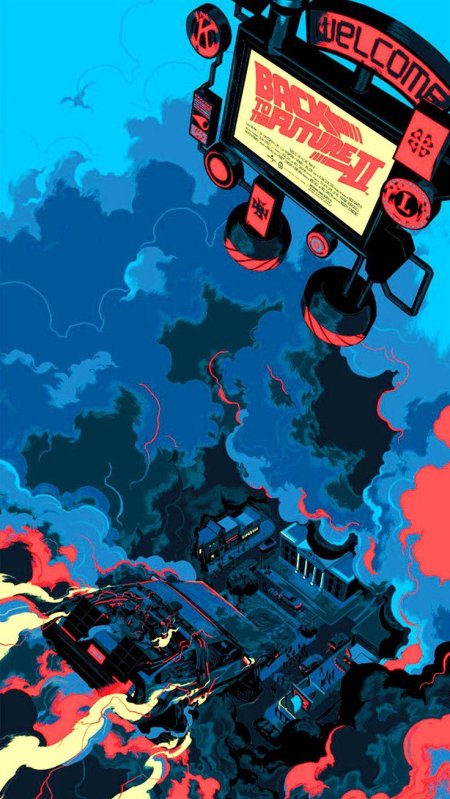 Назад в будущее плакат