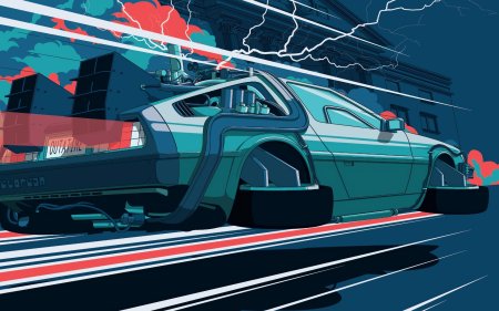 Delorean dmc 12 назад в будущее