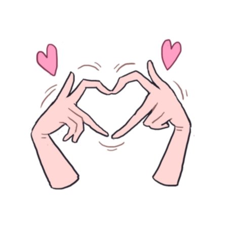 Руки показывают сердце