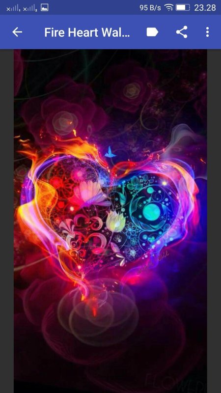 Сердце радужное