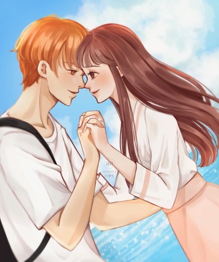 Пары аниме милые