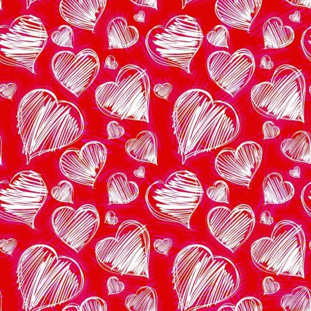 Принты с сердечками