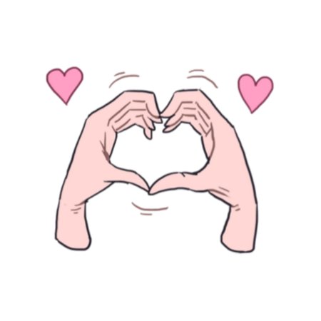 Руками сердечко