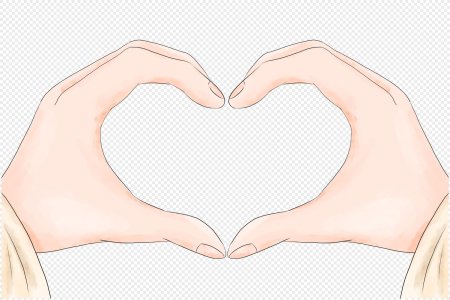 Сердечко руками рисунок