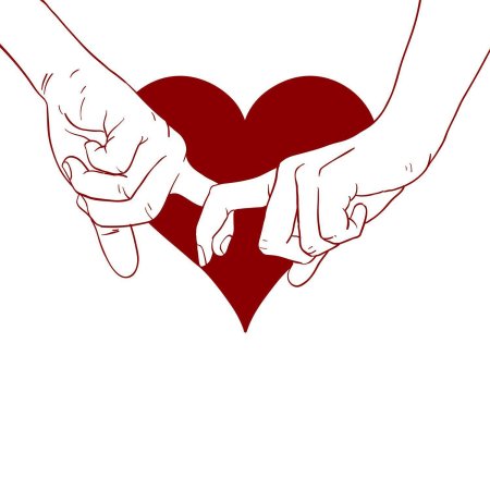 Сердце с руками