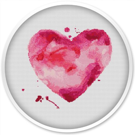 Акварельное сердце