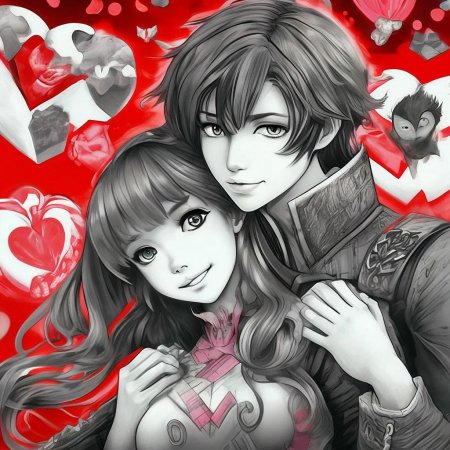 Аниме валентинка