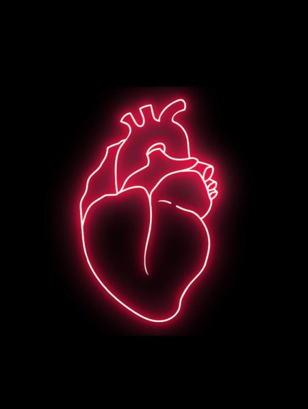 Сердце неоновое