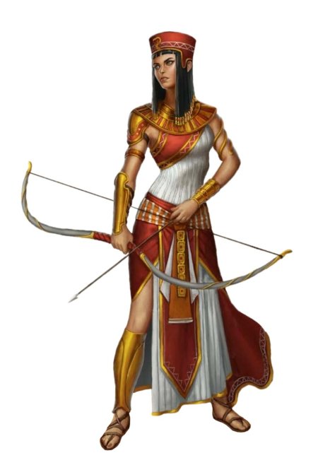 Воительница древнего египта