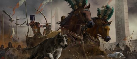 Фараон на колеснице египет арт