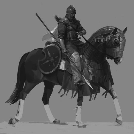 Тяжеловооруженный всадник монгол