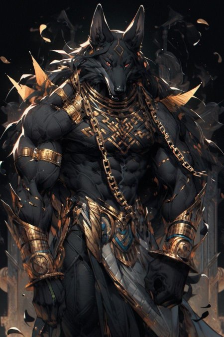 Анубис фурри