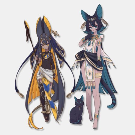 Баст и анубис