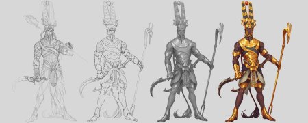 Анубис концепт арт