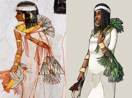 Одежда древних египтян