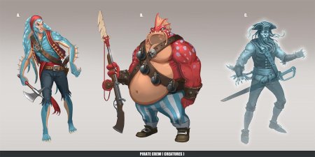 Днд пират концепт арт