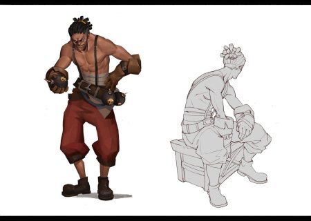 Концепт арт персонажа лига легенд