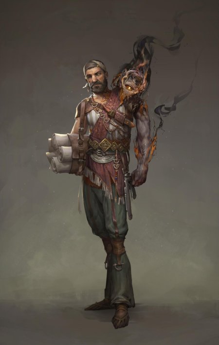 Разбойник концепт арт днд