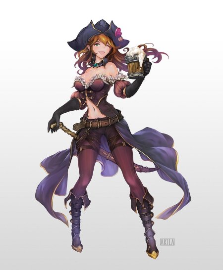 Пиратка арт