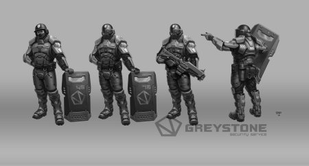 Концепт арт солдаты фонда сцп