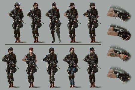 Концепты персонажей rainbow six siege