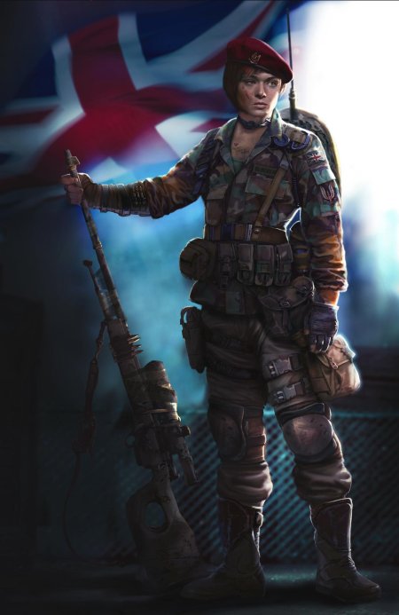 Украинский солдат арт