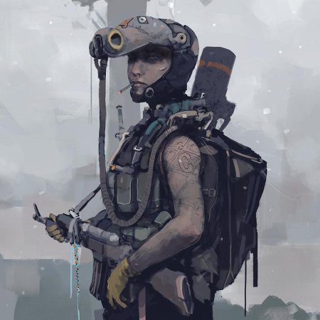 Киберпанк солджерс снайпер